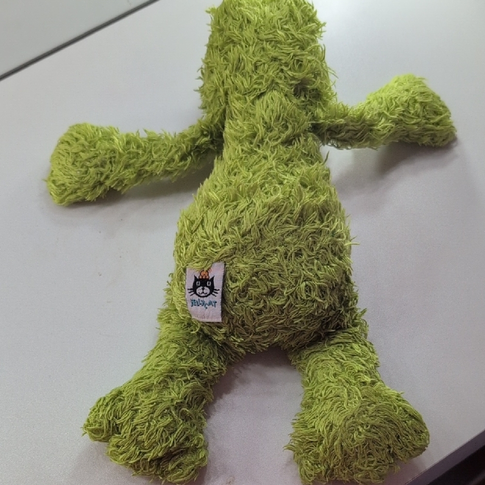 Jellycat Lime Green Plush Toy Frog - Picture 4 of 7